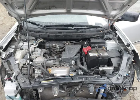 2015 Nissan Rogue Select S from USA, damaged, VIN JN8AS5MT7FW165201